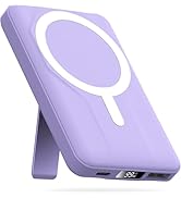 Azmuth Magnetic Power Bank,10000mAh for MagSafe Battery Pack, 22.5W PD Fast Charging,LED Display ...