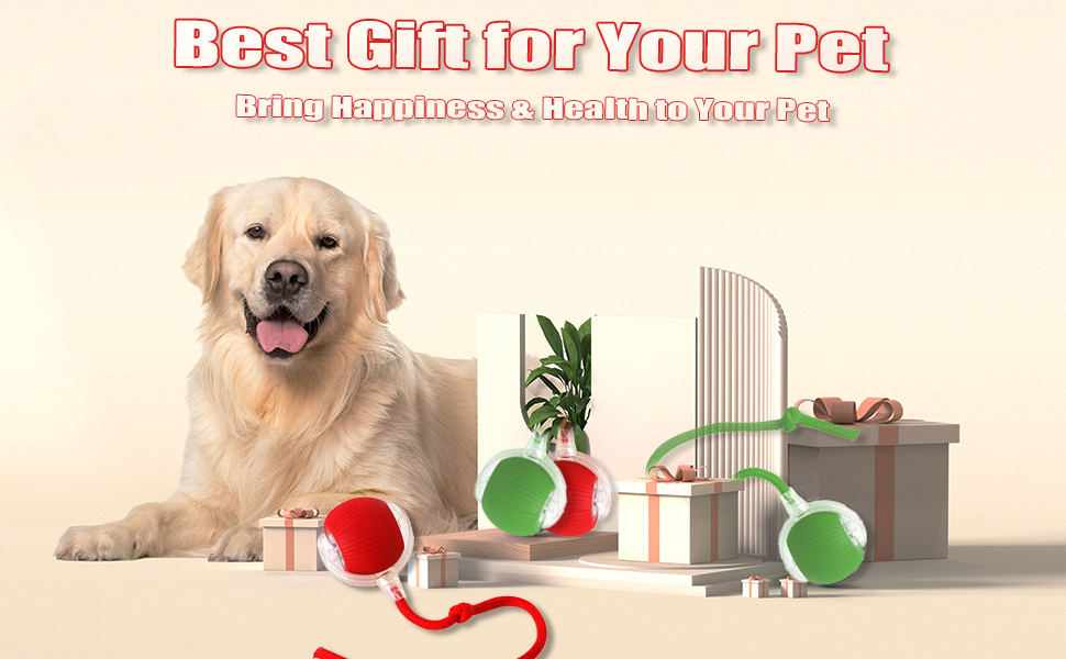interactive rolling dog ball