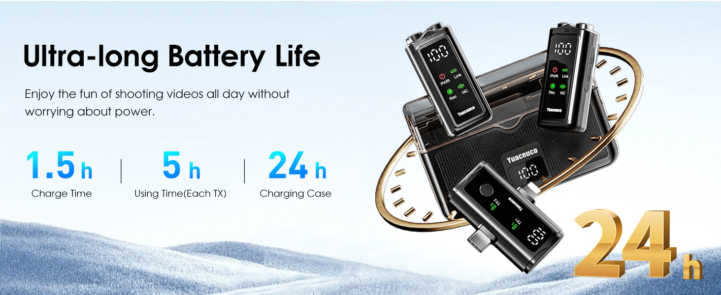 Wireless Lavalier Microphone for iPhone