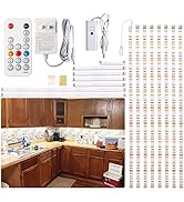 Under Cabinet Lights, Wobane Kitchen LED Lighting Kit, 8 PCS 20inch LED Strip Light Bars with 24W...