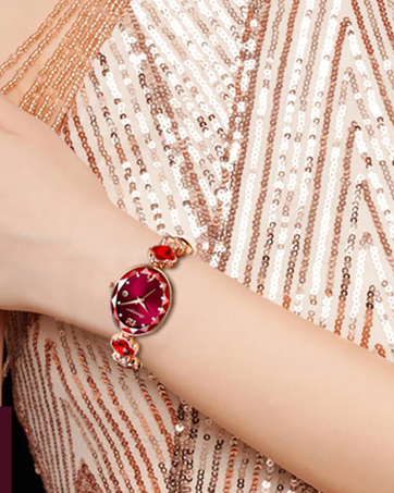 Elegant Four Leave Clover Watch for Women