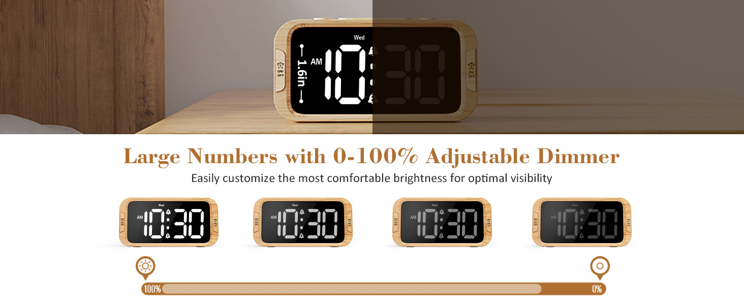 alarm clocks for bedrooms