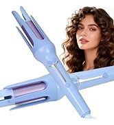 Automatic Hair Curler, 4 Temperature &amp; 3 Timer Settings, Auto Shut-Off, Anti-Scald, Rotating Curl...