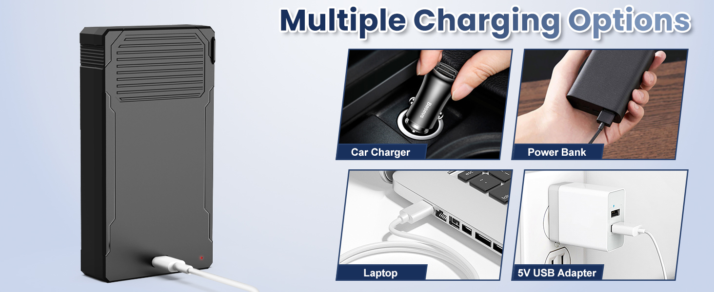 Multiple charging options