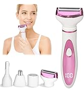 Beanify Electric Razor for Women Men with LED Display,4 in 1 Ladies Wet &amp; Dry Body Razors and Fac...