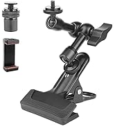 JEBUTU Super Clamp Camera Clamp Mount 5.5“ Magic Arm with 1/4