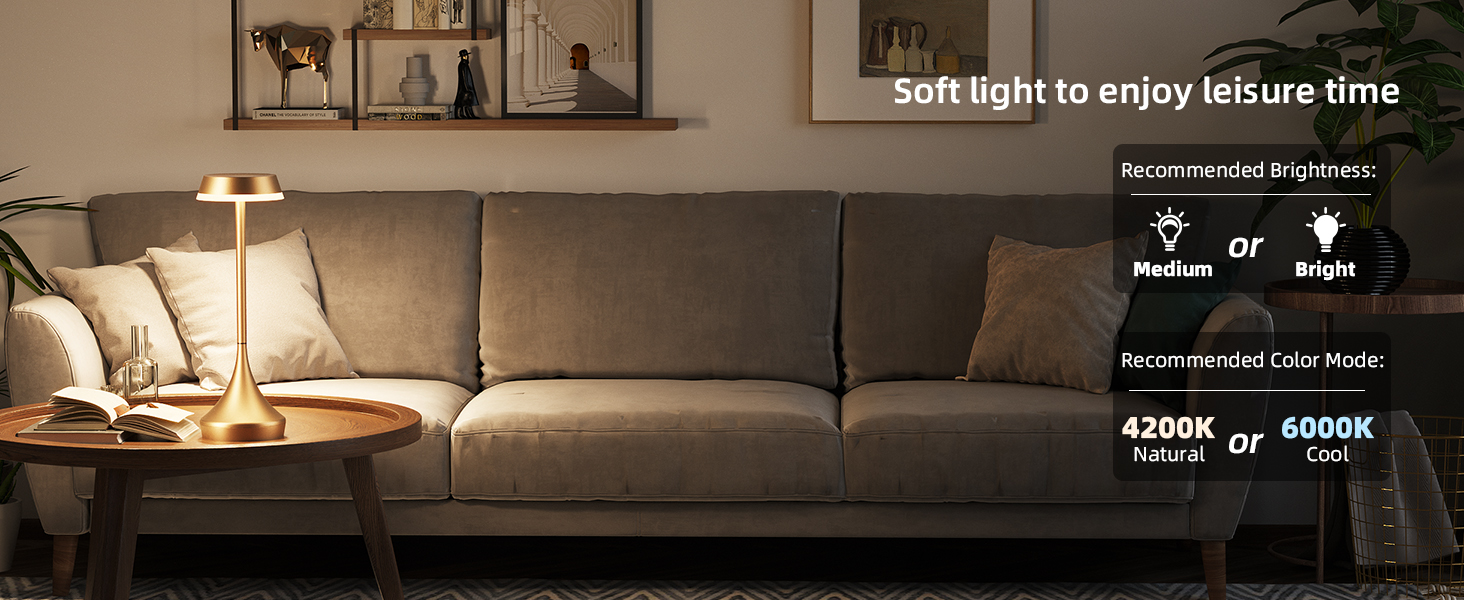 rechargeable table lamp