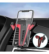 PTUNA Phone Holder for Car, Two-Color Triangle Air Vent Phone Holder, 360-Degree Rotating Holder ...