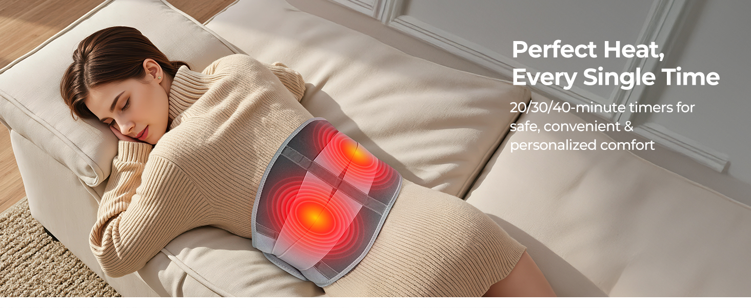 cordless heating pad for back heated back wrap cordless heater