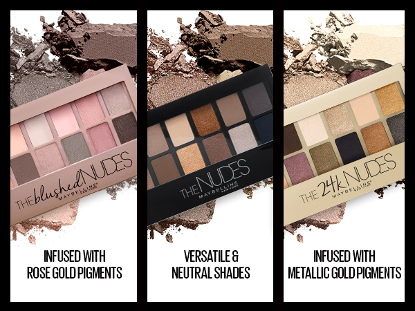 infused with rose gold pigments, versatile and neutral shades, infused with metallic gold pigments