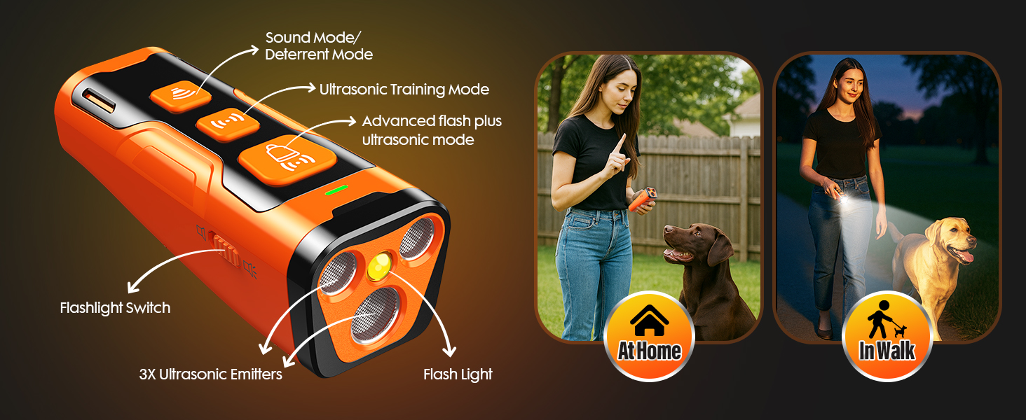 dog bark anti bark deterrent