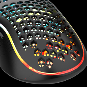 Lightweight 3600 DPI Honeycomb Optical Mouse