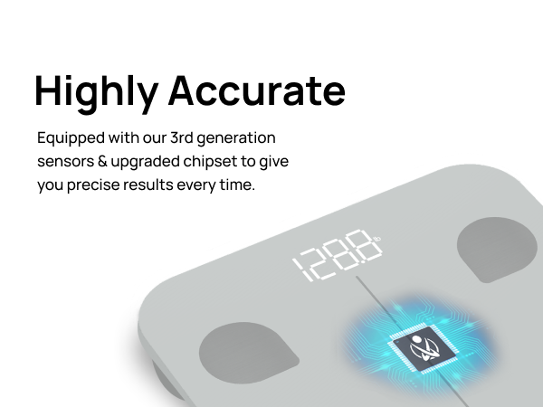 I-BF003S - Bluetooth Smart Body Fat Scale - Premium A+ - mobile