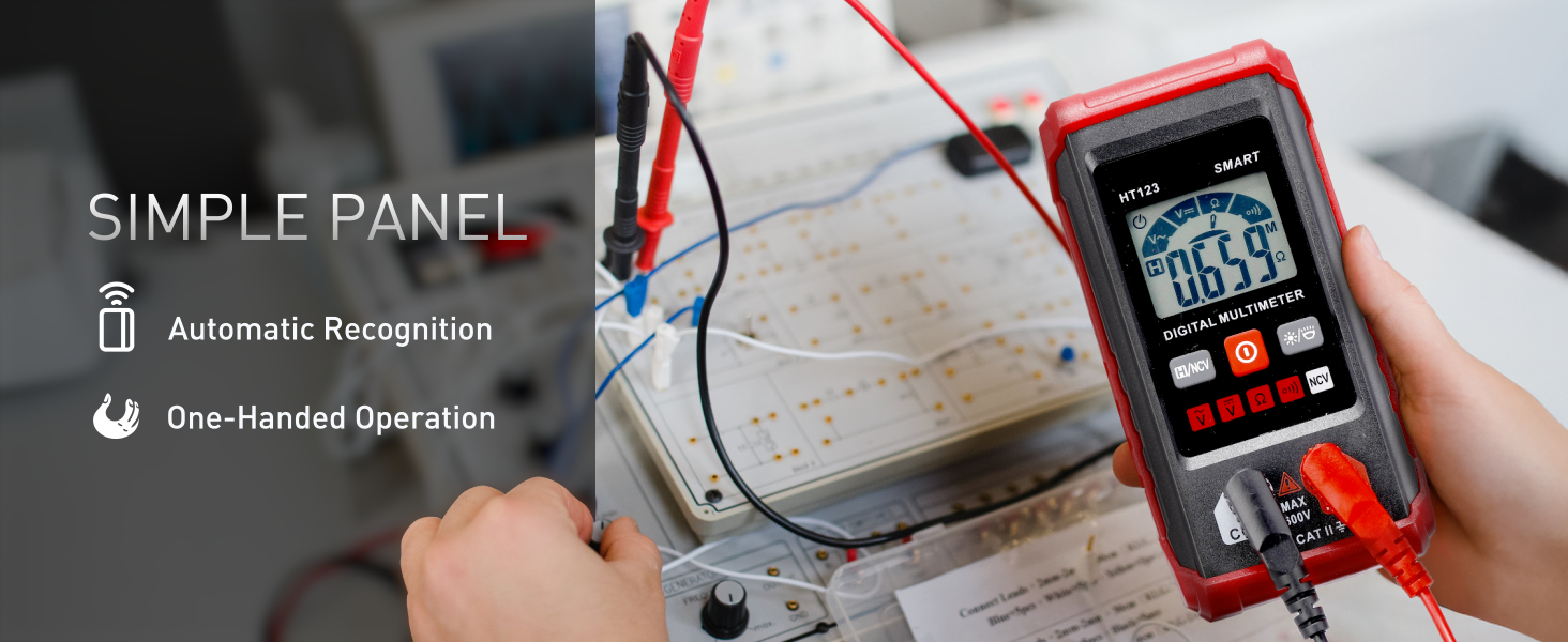 Simple Panel, Automatic Recognition, One-Handed Operation