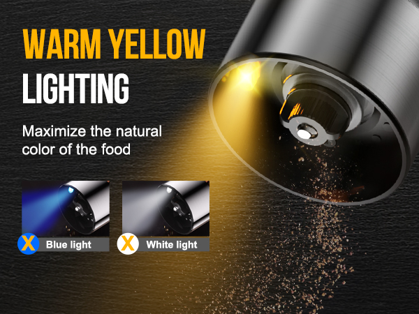 electric salt and pepper grinder set