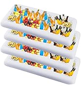 Zcaukya 4 Packs Inflatable Serving Bar, Ice Serving Buffet Salad Cooler, Salad Serving Trays Sets...