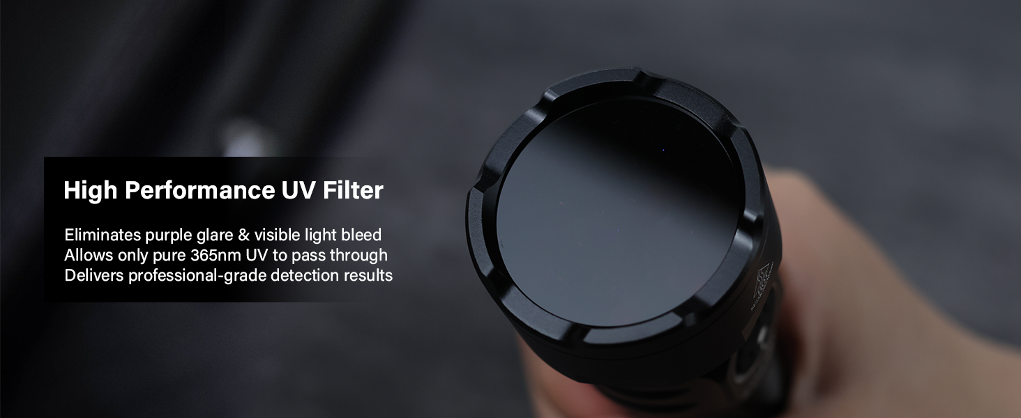 uv light with black filter