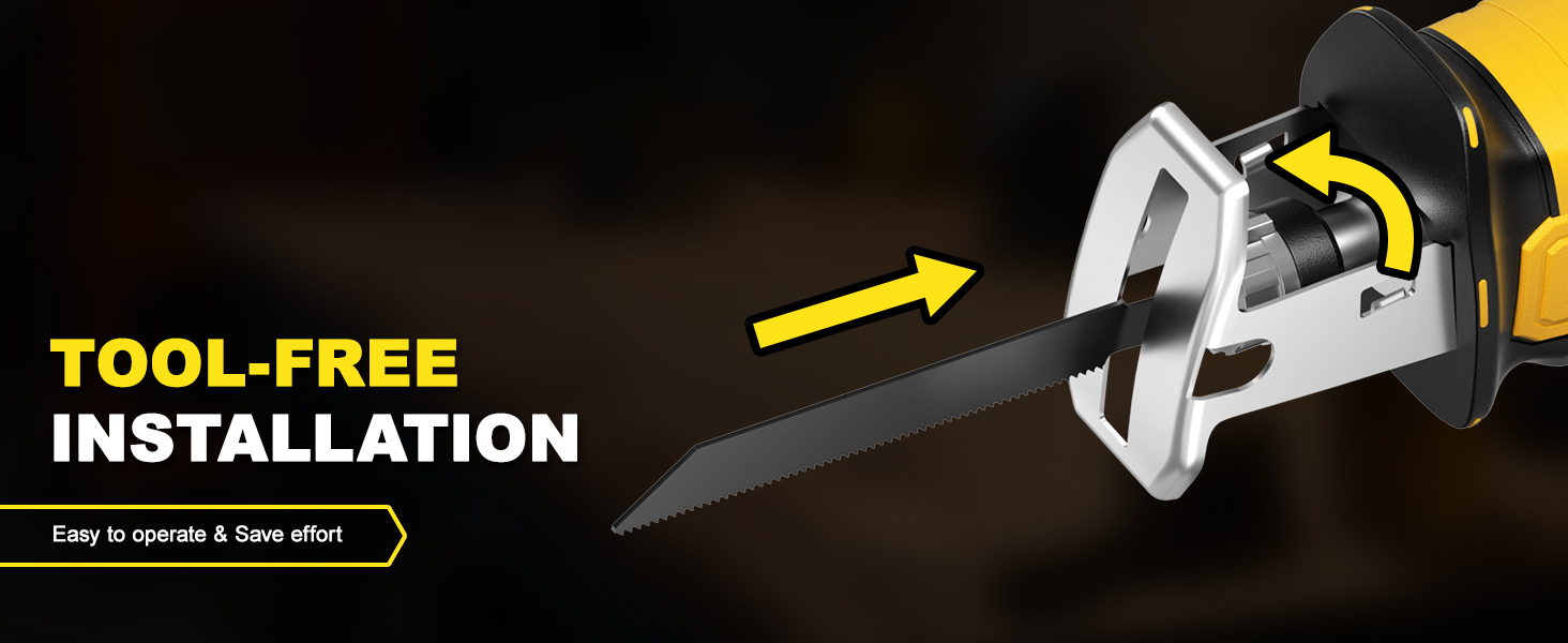 Battery Powered Reciprocating Saws for Cutting Wood PVC Pipe