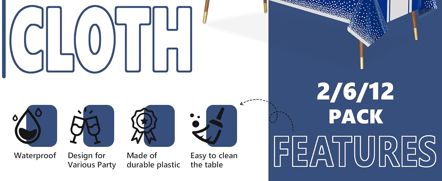 Disposable Plastic Table Cloths