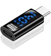 Poyiccot USB C Adapter 140W with LED Display, 40Gbps USB C Extension Adapter, Type C Power Meter ...