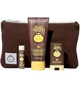 Sun Bum Road Tripper - Travel Sized Sun Care Pack with Sunscreen Lotion, Face Stick, and Lip Balm...