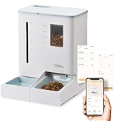 FW54 5G/2.4GHz WiFi Automatic Feeder and Waterer 2-in-1 Set for Pets, 300 oz Large Capacity for 2...