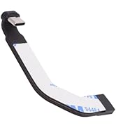 chenyang 2.76 Inch USB C Short Flat Cable,USB 2.0 Type C Male to Female 90 Degree Angled PD 65W F...