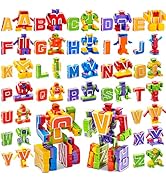 JOYIN Alphabet Robots Toys for Kids, ABC Learning Toys, Alphabots, Letters, Toddlers Education To...