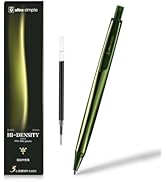 M&amp;G Gel Pen, Black Ink Pen Fine Point 0.5mm, Retractable Hi-Density Gel Ink Pen Smooth Writing, M...