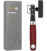 Can Opener Smooth Edge, Side Cut Can Opener Manual with Durable Sharp Blade, Safe Cut Manual Can ...