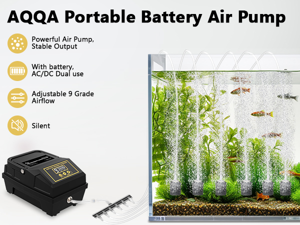 aquarium air pump for outdoor pond