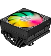 upHere 180W TDP Top Flow CPU Cooler with F6mm*6 High Performance Copper Heat Pipes,120mm ARGB Fan...