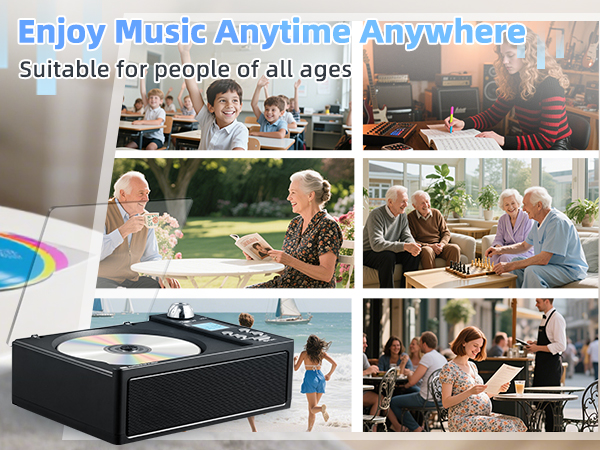 Portable CD Player Boombox