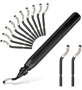 Deburring Tool with 12 High Speed Steel Blades, Deburring Tool 3D Printing, Deburring Tool for Me...