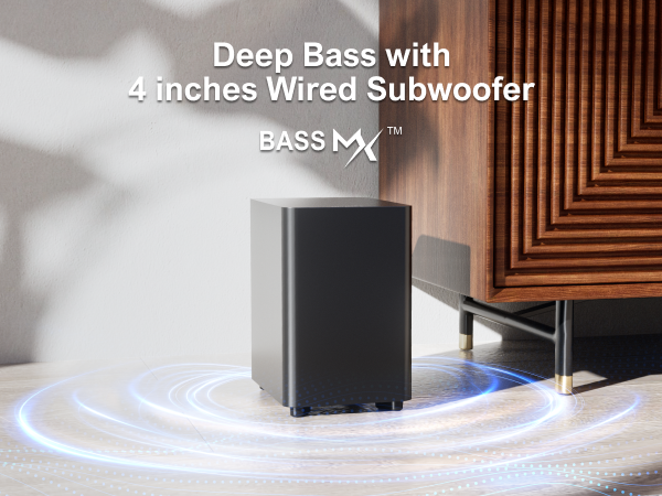 soundbar with subwoofer
