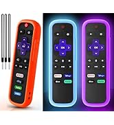 3Pack Case for Roku Remote, Remote Cover for Roku Voice Remote/Hisense/TCL Roku TV Steaming Stick...