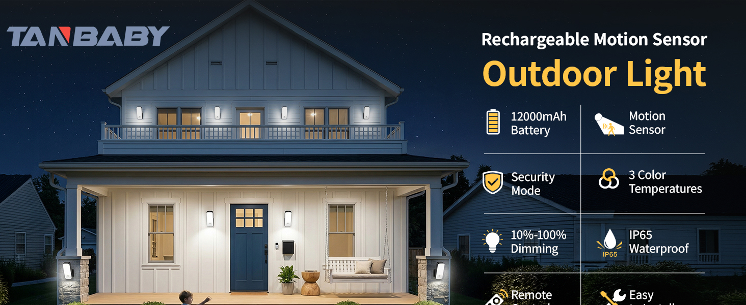 Motion Sensor Outdoor Light