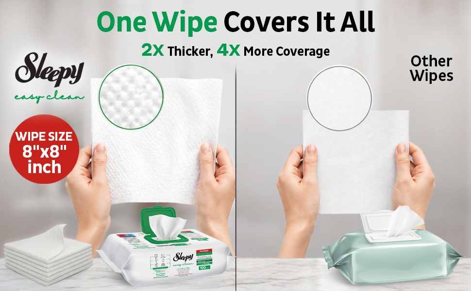 sleepy easy clean multi surface cleaning wipes, all purpose cleaning towel