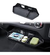 HGWEI Front Center Console Organizer Compatible with 2022-2026 Ford F150 Jump Seat Interior Acces...
