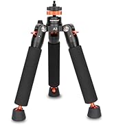 Koolehaoda Mini Tripod Desktop Tabletop Tripod Aluminum Universal 3 Legs Monopod Base Stand Unipo...