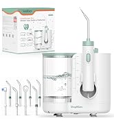 SimpliCare Pro Countertop Oral Irrigator Water Dental Flosser | 10 Pressure Levels, 21–160 PSI, 2...