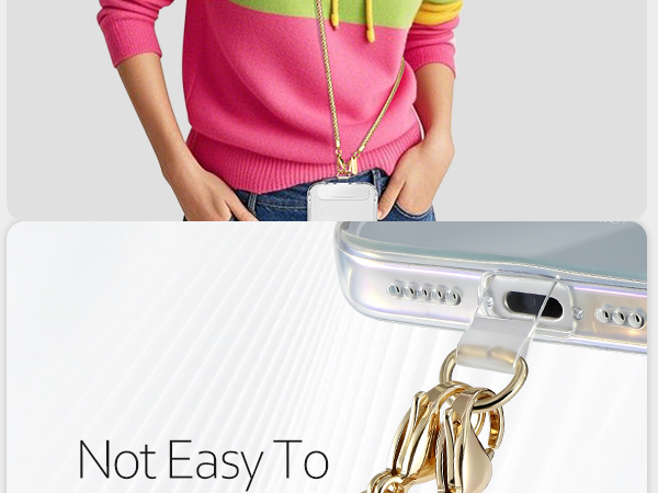 Gold Phone Chain Crossbody Strap
