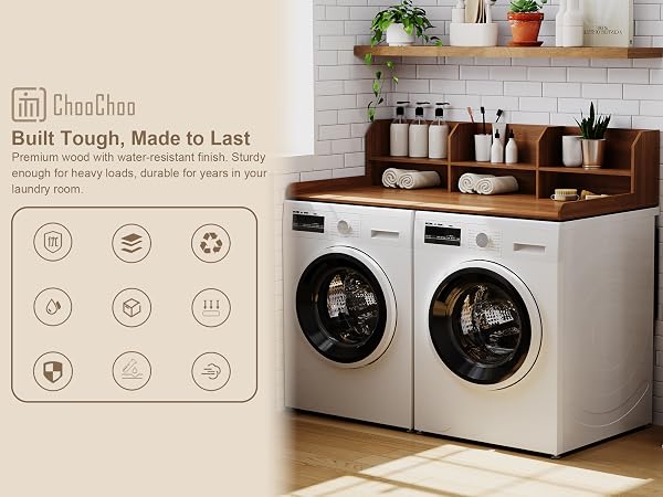washer dryer countertop