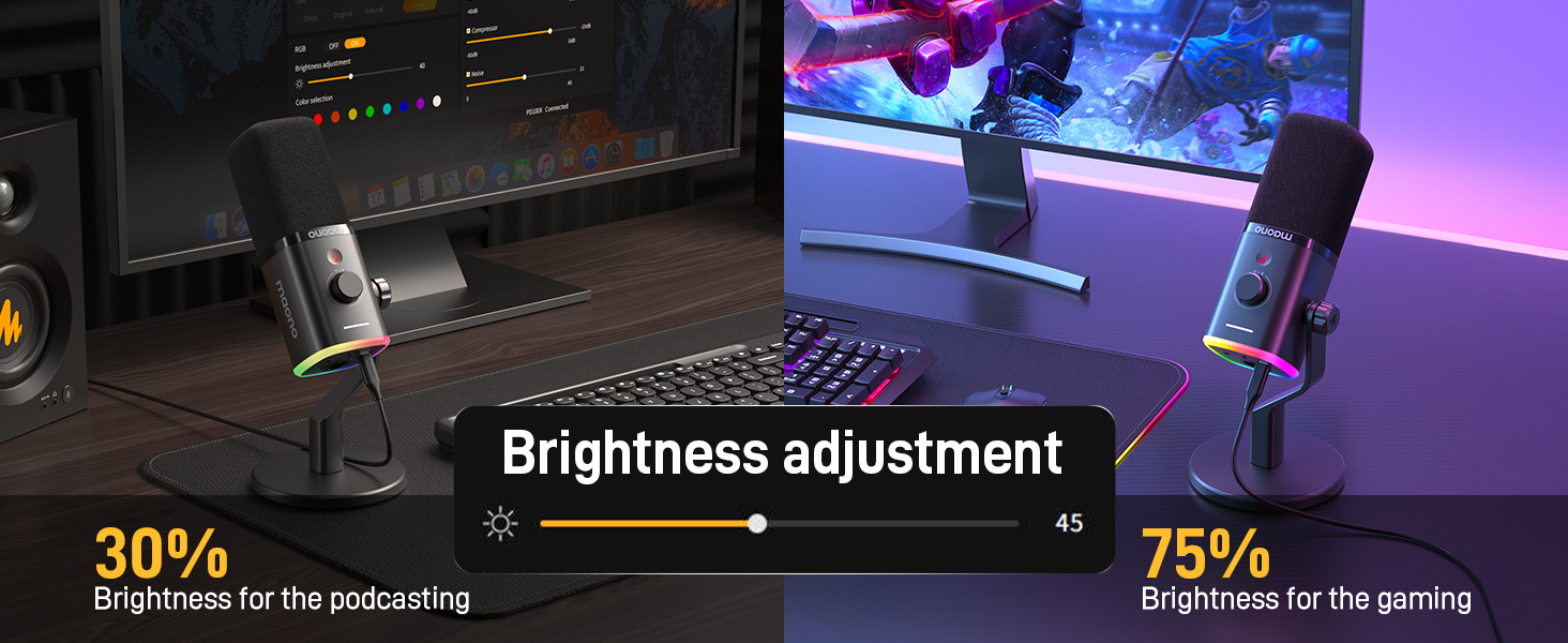 gaming microphone rgb