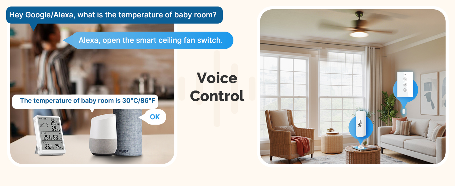 WiFi humidity and temperature monitor