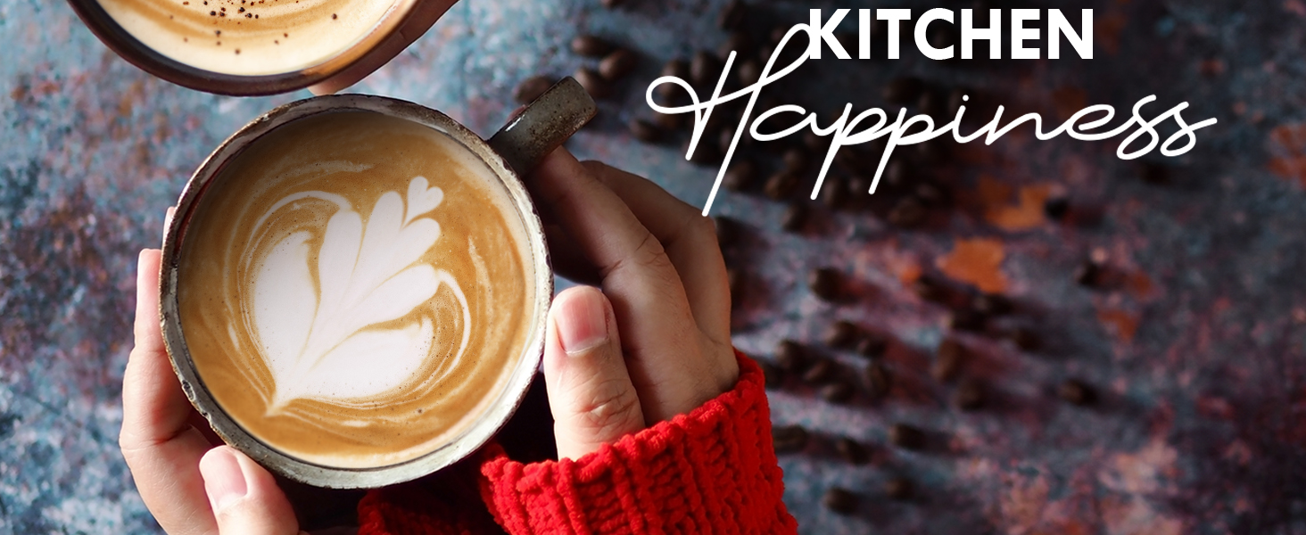 milk frother with stand