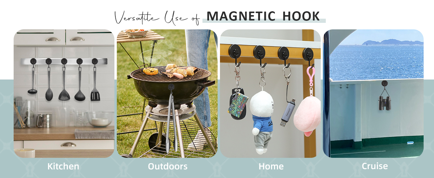 Neosmuk black swing magnetic hooks