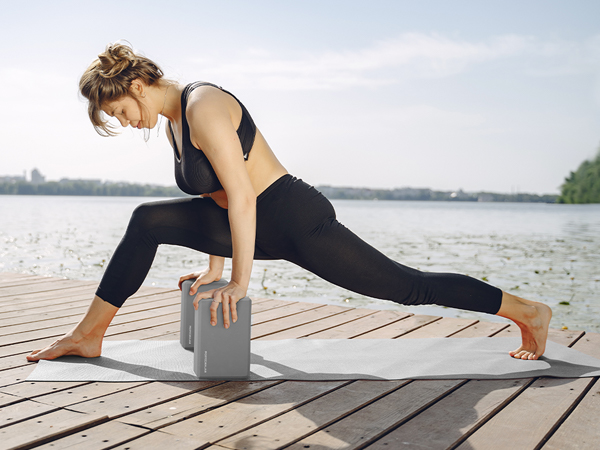 yoga blocks 2 pack pilates block yoga mat and blocks cork yoga blocks yoga blocks 2 pack with strap
