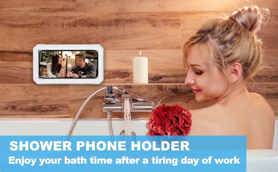 When in the shower, you can enjoy watching movives, listening to music, replying friends&amp;#39; message