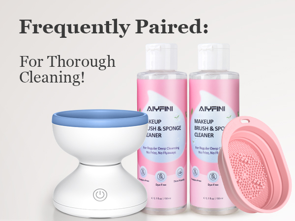 for thorough cleaning makeup brush cleaning kit